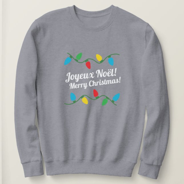 Fransk Ugly jul Sweater T Shirt (Design framsida)