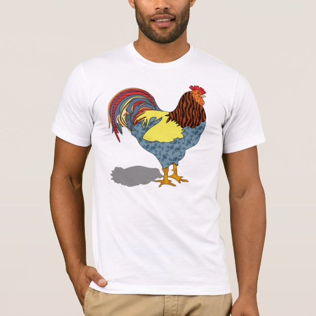 Fransk vadderade Coq Tröja (Framsida)