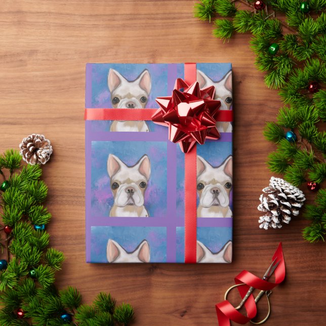 FRANSK VALLHUND        PRESENTPAPPER (Julgåva)