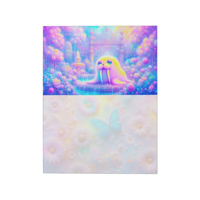 Fransk Valross Notepad Anteckningsblock (Roterad)