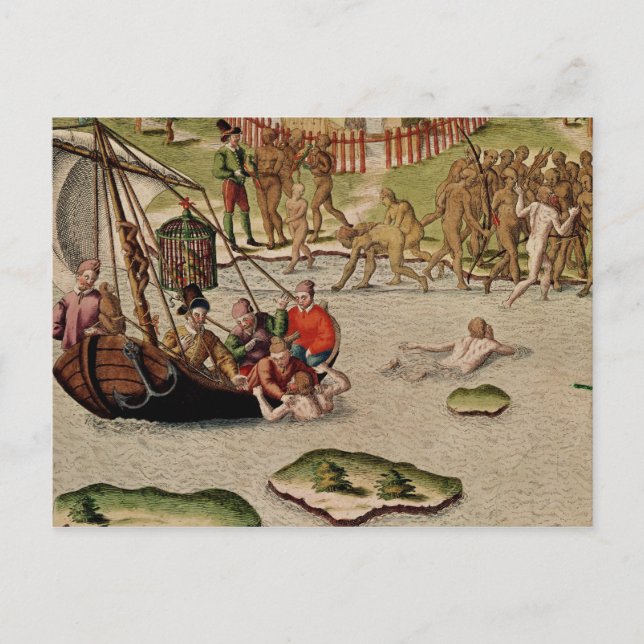 Fransk Vessel Lands Vykort (Framsida)