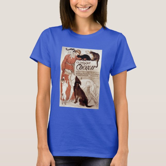 Fransk Veterinärklinik T-shirt (Framsida)