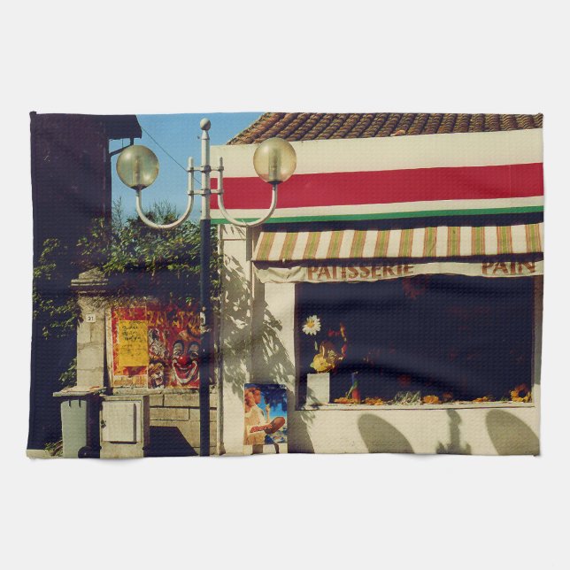 Fransk Village Bakery Kökshandduk (Horisontell)