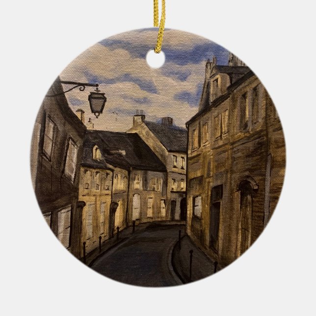 Fransk Village of Bayeux Ornament (Framsidan)