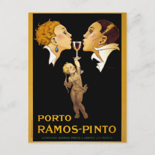 Fransk Vintage affisch återställd Vykort