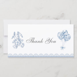 Fransk Vintage Chinoiserie-Baby - tackkort