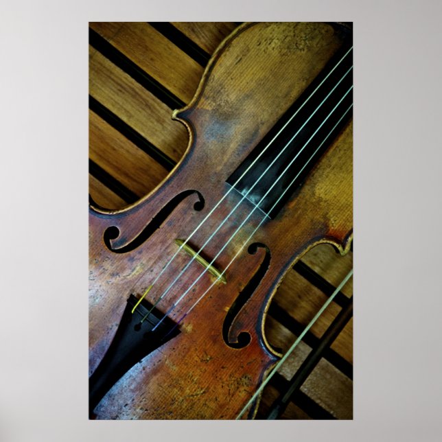 Fransk Violin Poster (Framsidan)