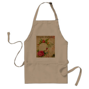 Fransk vykort Apron Förkläde