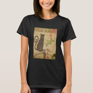 Fransk vykort t shirt