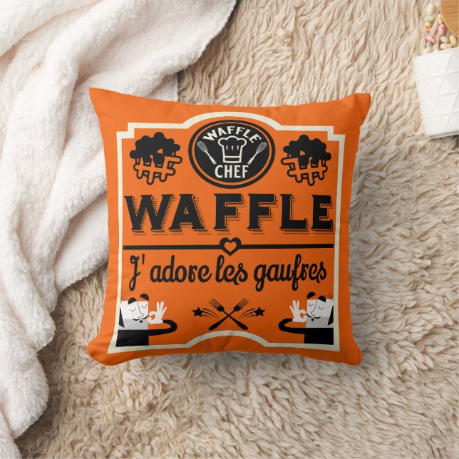 Fransk Waffles Kudde (Filt)