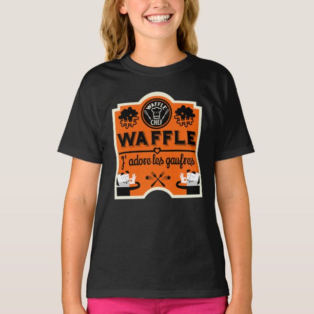 Fransk Waffles T Shirt (Framsida)