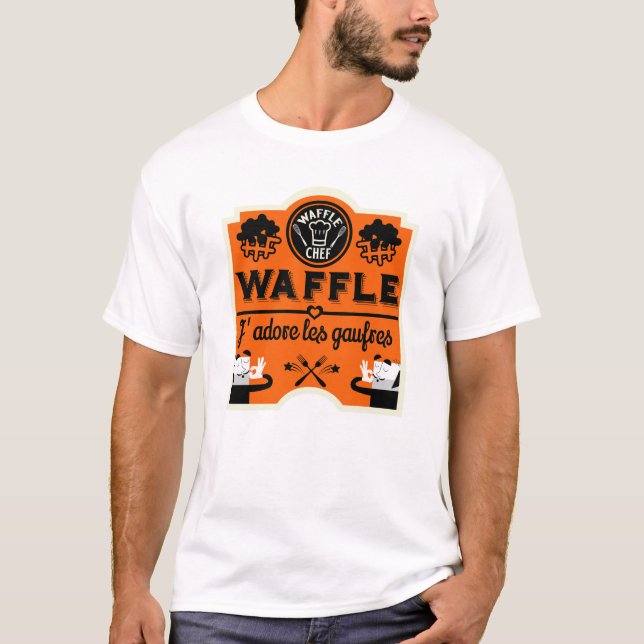 Fransk Waffles T Shirt (Framsida)