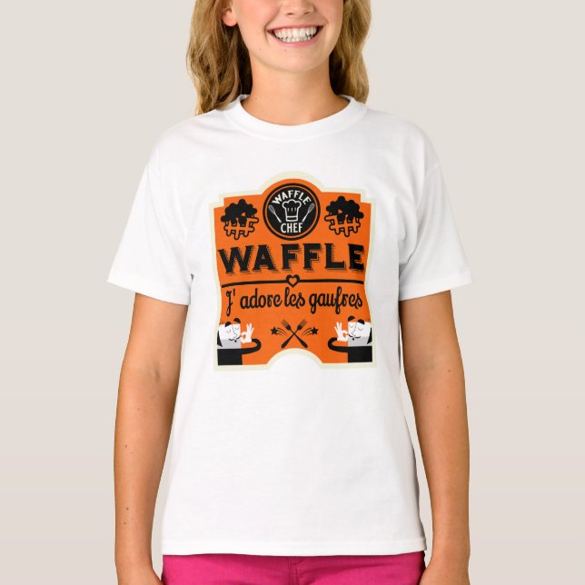 Fransk Waffles T Shirt (Framsida)