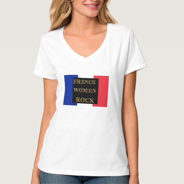 FRANSK WOMEN STEN T SHIRT (Framsida)