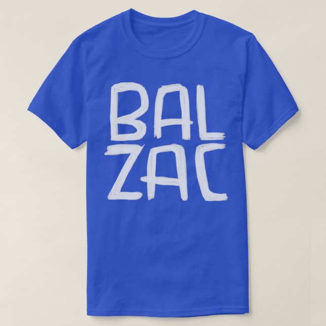 Fransk Writer Honore de Balzac 1 T Shirt (Design framsida)