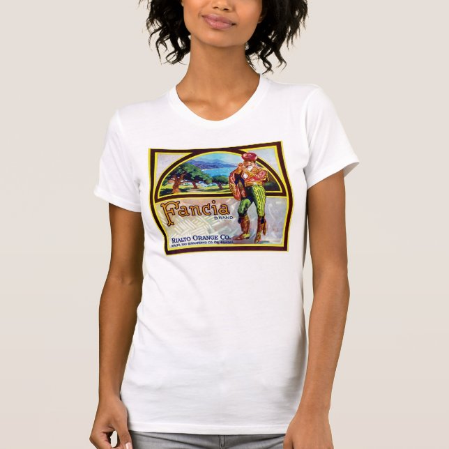 Franska apelsiner t-shirt (Framsida)