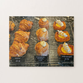Franska bakverkspussel, 28 cm x 36 cm, 252 bitar pussel