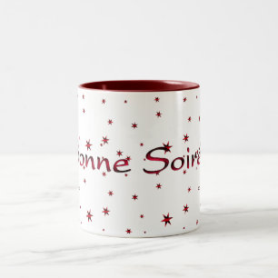 Franska:Bonne Soiree Kaffemugg