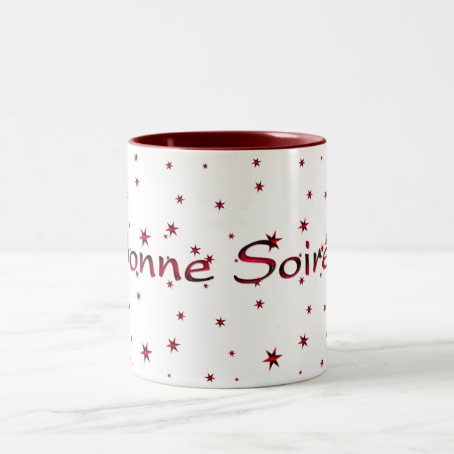 Franska:Bonne Soiree Kaffemugg (Center)