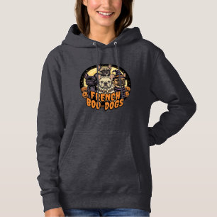 Franska Boo-Dogs Halloween Fransk Bulldog Design_1 T Shirt