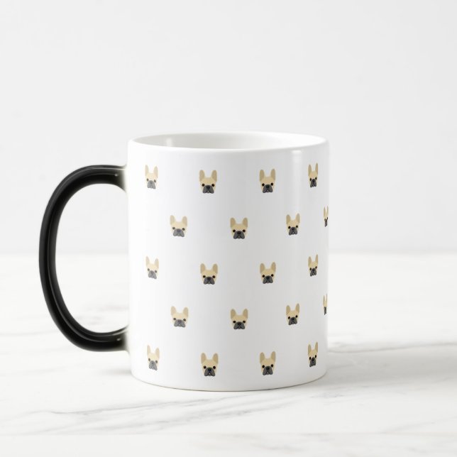 Franska Bulldog Muggs Magisk Mugg (Vänster)