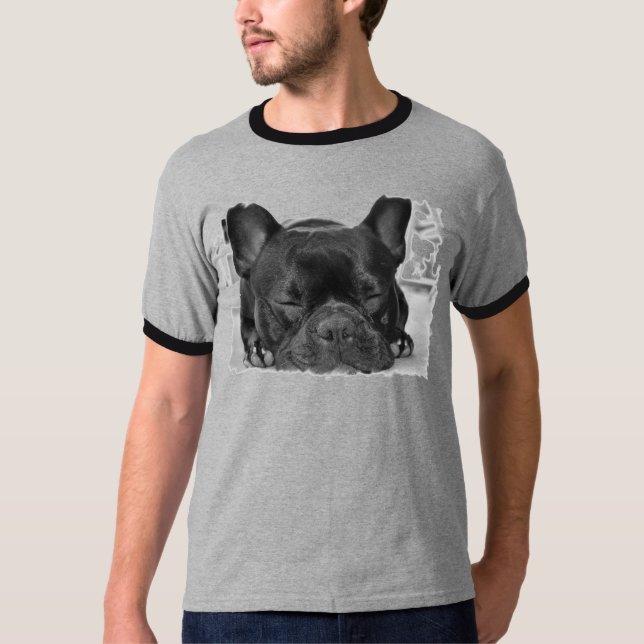 Franska bulldoggmanar T-tröja Tröja (Framsida)