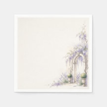 Franska Chateau Wisteria Bröllopsservetter