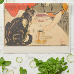 Franska choklad- och teföretaget, Art Nouveau Kökshandduk
