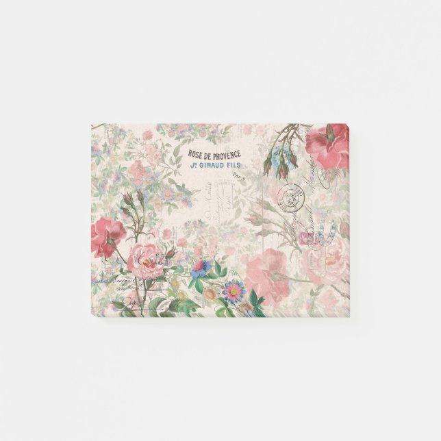 Franska EphemeraroPassionflowers som Posta-det Post-it Block (Framsida)