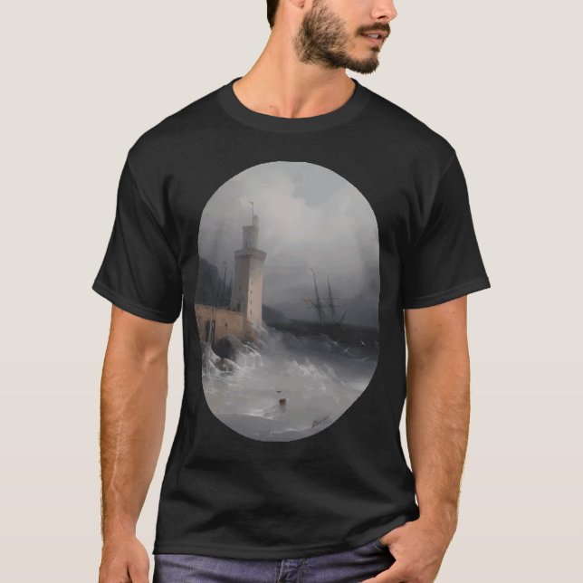 Franska fartyg som lämnar Svarta havet - Ivan Kons T Shirt (Framsida)
