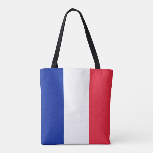 Franska flaggan, Frankrikes flagga Tygkasse (Baksida)