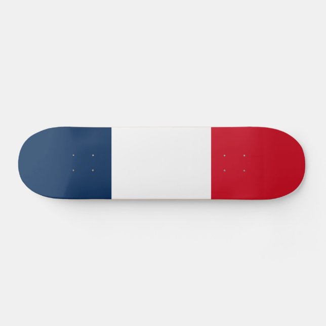 Franska flaggan mini skateboard bräda 18,5 cm (Horz)
