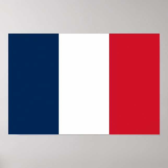 Franska flaggan poster (Framsidan)
