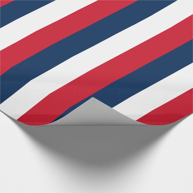 Franska flaggan presentpapper (Hörn)