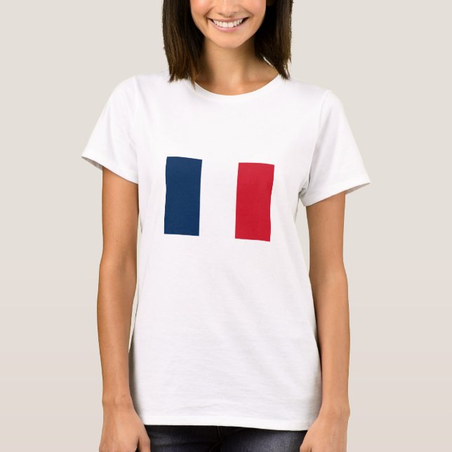 Franska flaggan t shirt (Framsida)