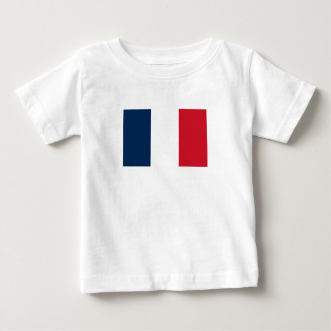 Franska flaggan t shirt (Framsida)