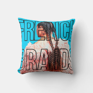 Franska flätor kudde