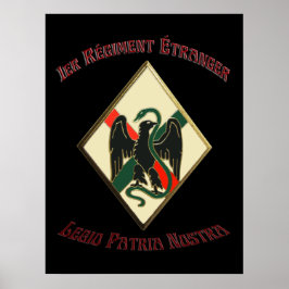 Franska Främlingslegionen 1er RE Legio Patria Nost Poster