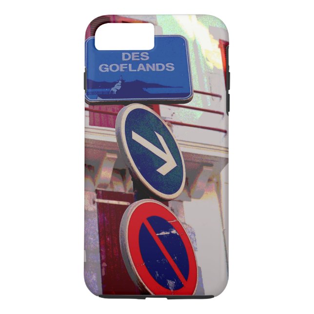 Franska gatuskyltar Case-Mate iPhone skal (Baksida)