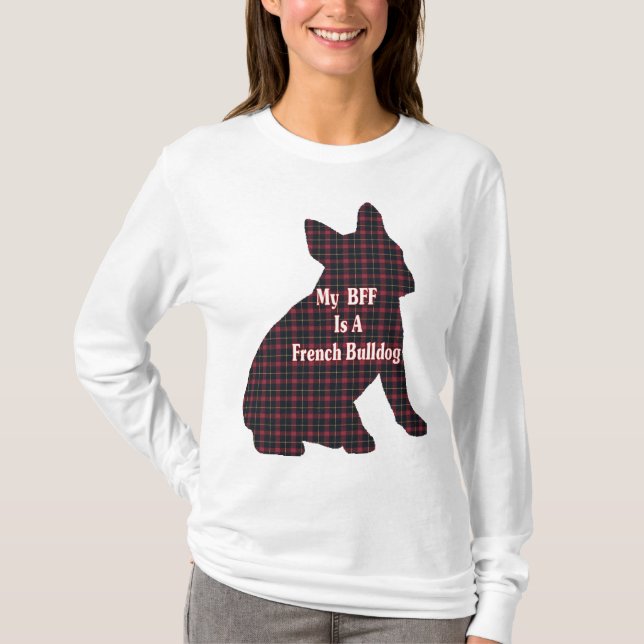 Franska gåvor för bulldogg BFF Tee Shirt (Framsida)