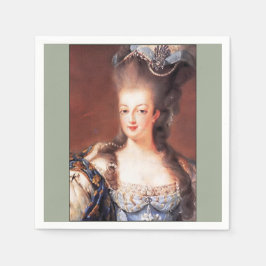 Franska Grå Marie Antoinette Pappersservetter