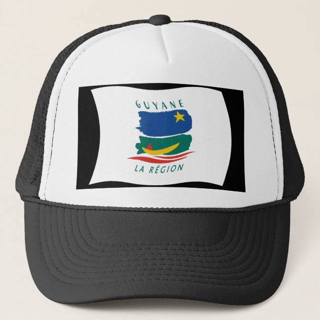 Franska Guyanas flagg hatt Keps (Framsida)