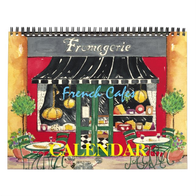 Franska kaféer, kalender (Omslag)