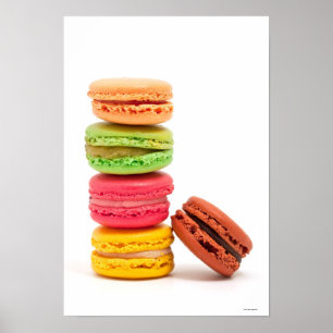 Franska macaroons poster