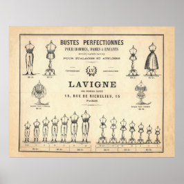 Franska Mannekänger Poster