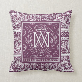 Franska MORSOR för renaissancePhoenix Monogram Kudde