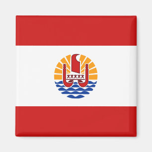 Franska Polynesia flaggamagnet Magnet