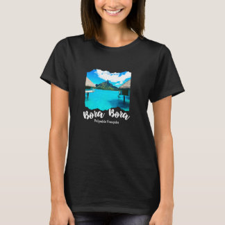 Franska Polynesien Bora Bora T Shirt