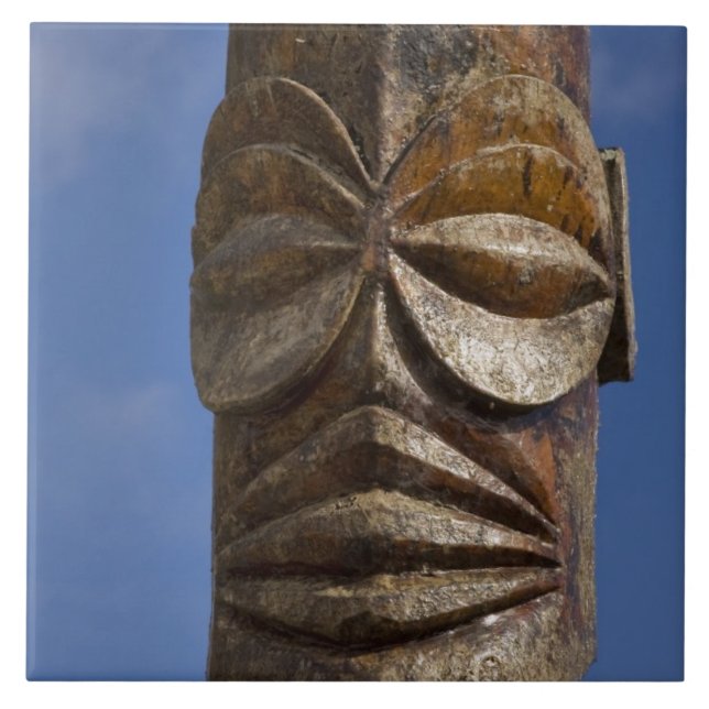 Franska Polynesien, Cooköarna, Rarotonga, Kakelplatta (Framsidan)