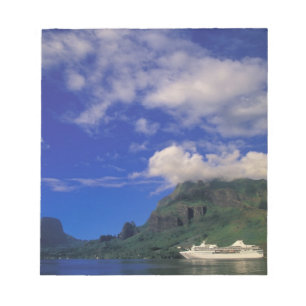 Franska Polynesien, Moorea. Cooks Bay. Kryssningsf Anteckningsblock